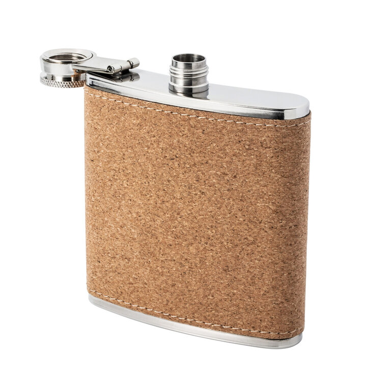 Flasque revêtement en liège personnalisable 170ml - Valdivia | pandacolach - 1