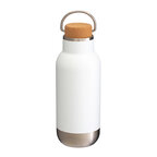 Bouteille isotherme en acier inoxydable recyclé avec couvercle liège 500ml ou 750ml - Ortado | pandacola - thumb