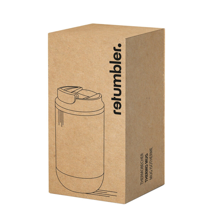 Mug isotherme to-go personnalisable en acier inoxydable recyclé 360ml - Ortado to Go | pandacolach - 2