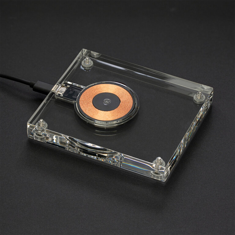 Chargeur sans fil en acrylique 15 Watt - Gingcast | pandacolach - 1