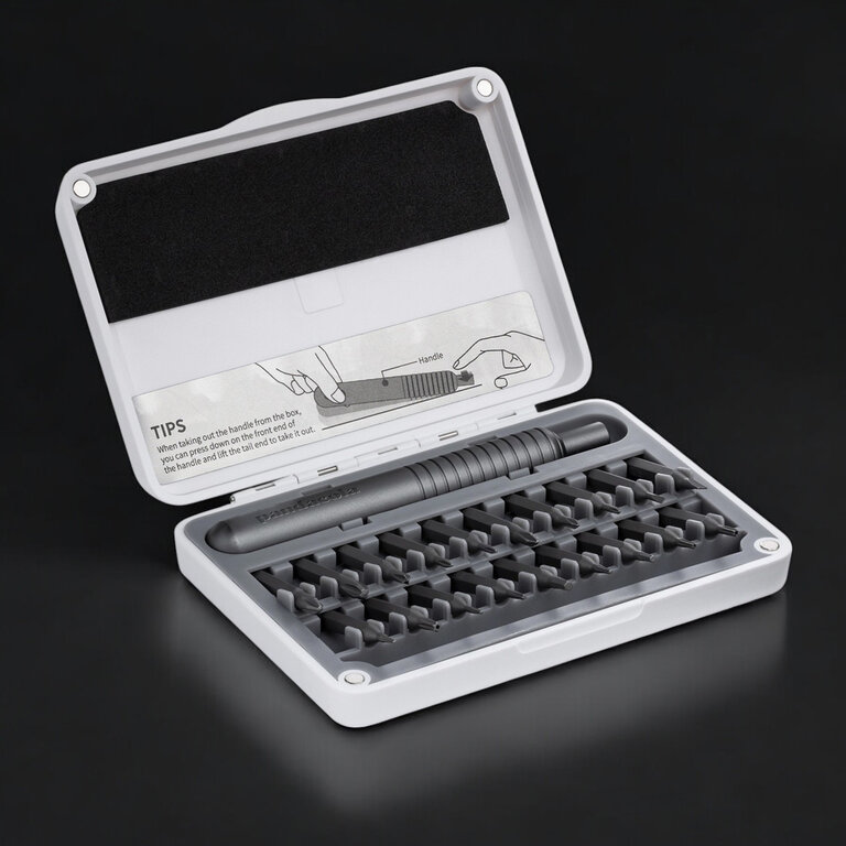Set d'outils mécaniques de précision en coffret personnalisable - Bit of work | pandacola