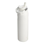 Bouteille personnalisée IceFlow™ en acier recyclé avec paille 1L STANLEY® - Flip Straw | pandacolach - thumb