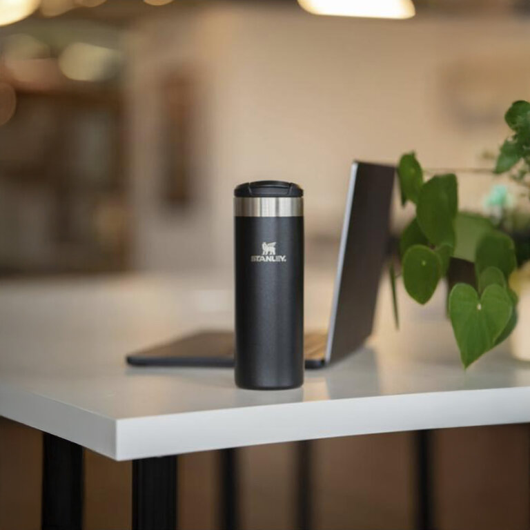 Mug personnalisable double paroi en acier 470 ml STANLEY® - Transit Mug | pandacolach - 4