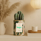 Plante dépolluante personnalisée Made in France – Cactus en pot | pandacolach - thumb - 1