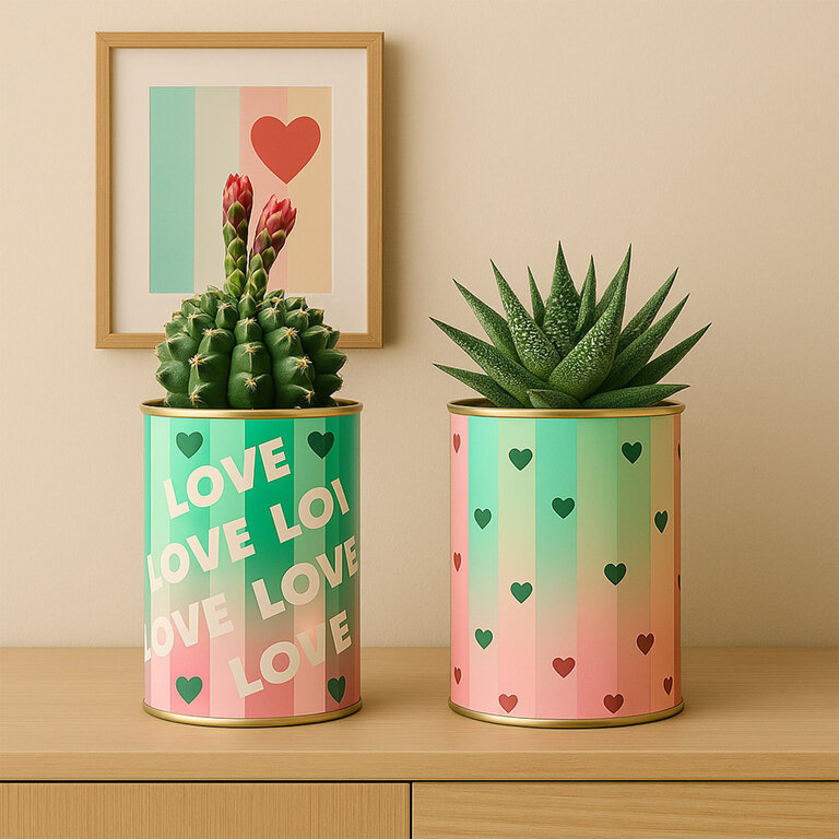 Plante dépolluante 100% personnalisable Made in France – Cactus en pot | pandacolach - 2