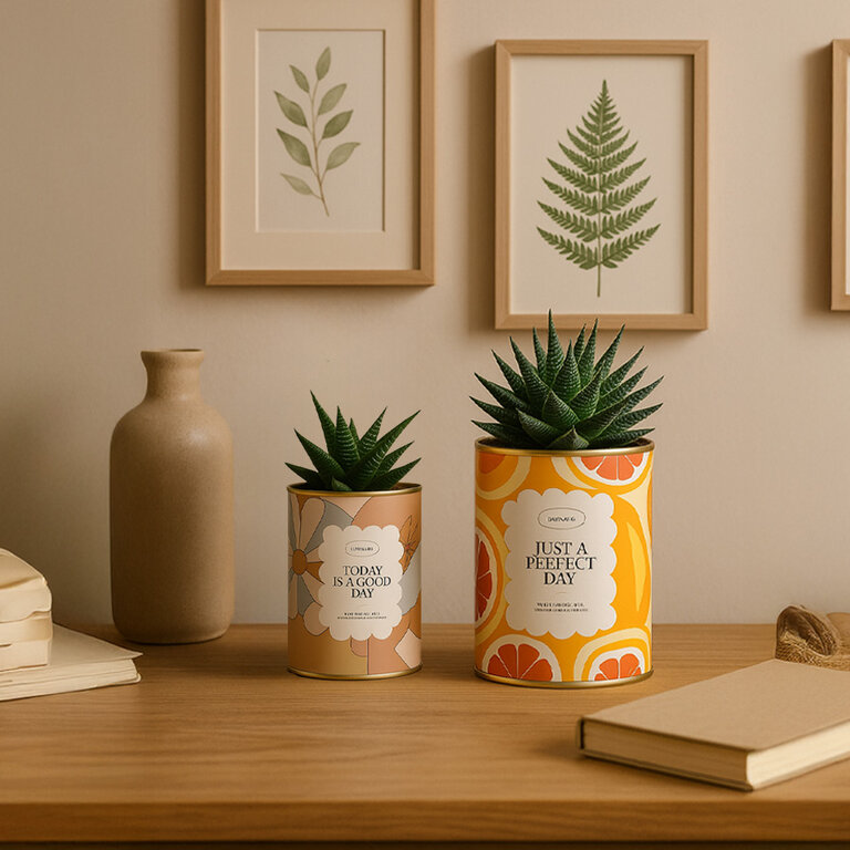 Plante dépolluante personnalisée Made in France – Aloe Vera en pot | pandacolach - 2