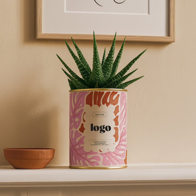 Plante dépolluante personnalisée Made in France – Aloe Vera en pot | pandacolach