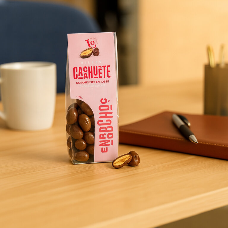 Enrobés chocolatés sachet de 120gr - Lorlut® Caramels | pandacola