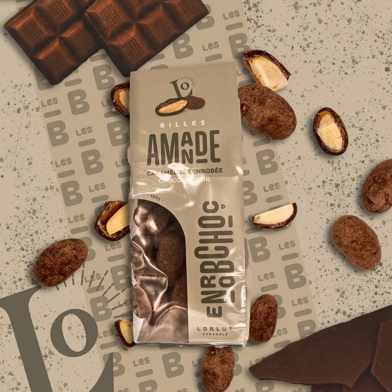 Enrobés chocolatés sachet de 120gr - Lorlut® Caramels | pandacolach - 2