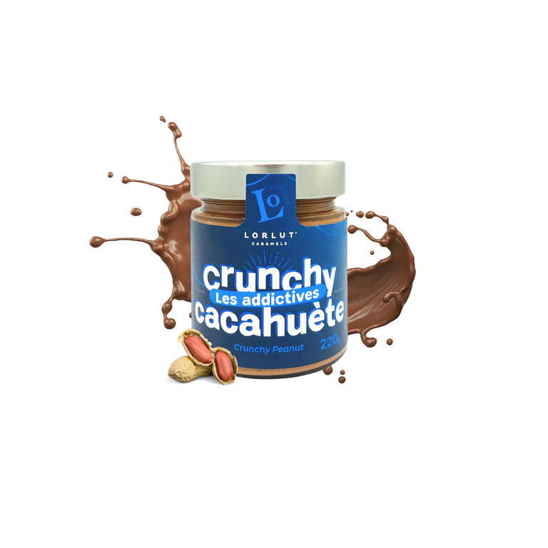 Pâtes à tartiner crunchy 220gr - Lorlut® Caramels | pandacolach