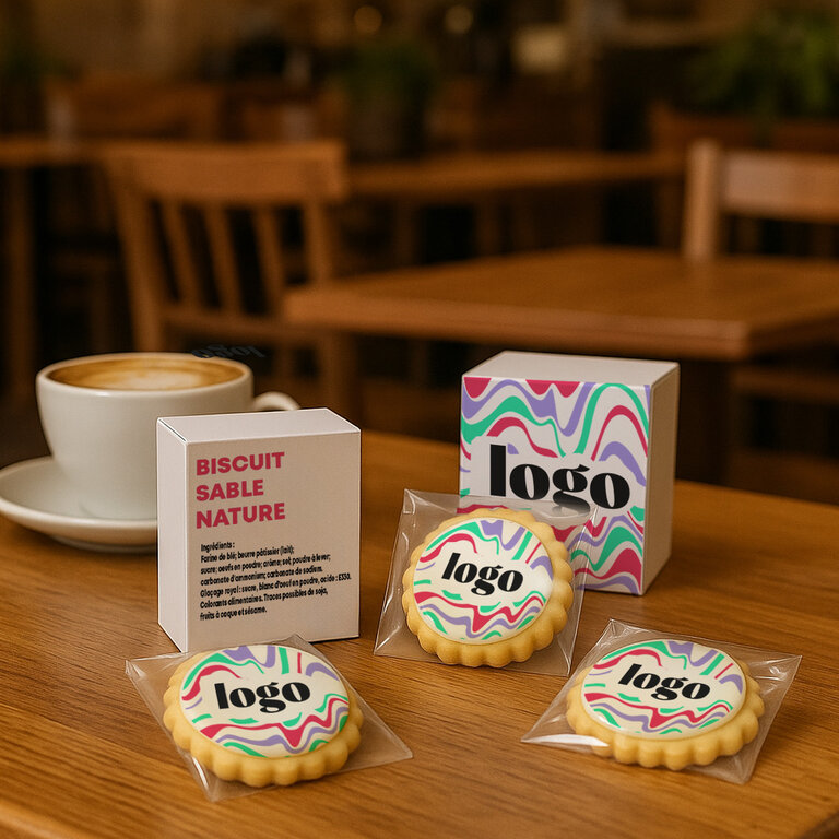 Coffret de 3 biscuits personnalisés avec glaçage - Dély | pandacola