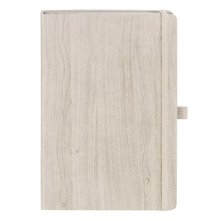 Carnet personnalisable rigide en Acero avec porte crayon et elastique plat - Pino | pandacolach