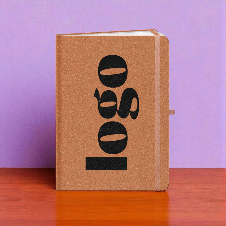 Carnet personnalisé rigide en Napura Khepera avec porte-crayon - Eco | pandacola