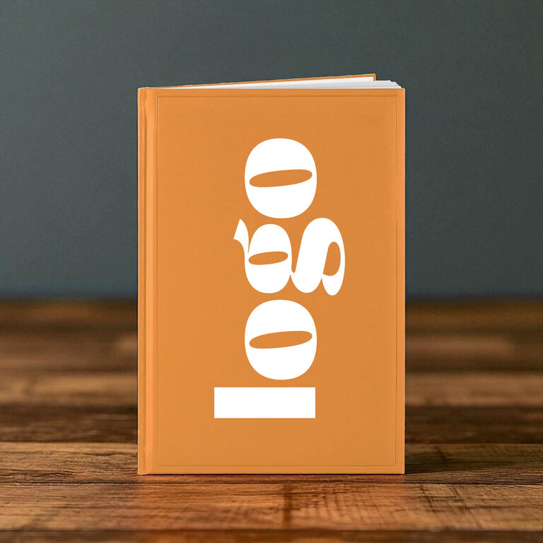 Carnet personnalisé rigide en Fluctuation avec coins droits - Vick | pandacolach