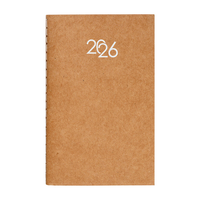 Agenda personnalisable hebdomadaire en carton souple 64 feuilles - Antik | pandacola