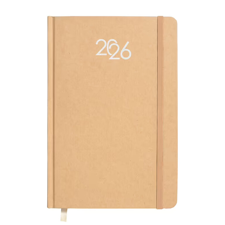 Agenda personnalisable hebdomadaire A5 en carton rigide 64 feuilles - Kitai | pandacola
