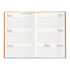 Agenda personnalisable hebdomadaire A5 en carton rigide 64 feuilles - Kitai | pandacola - thumb - 3