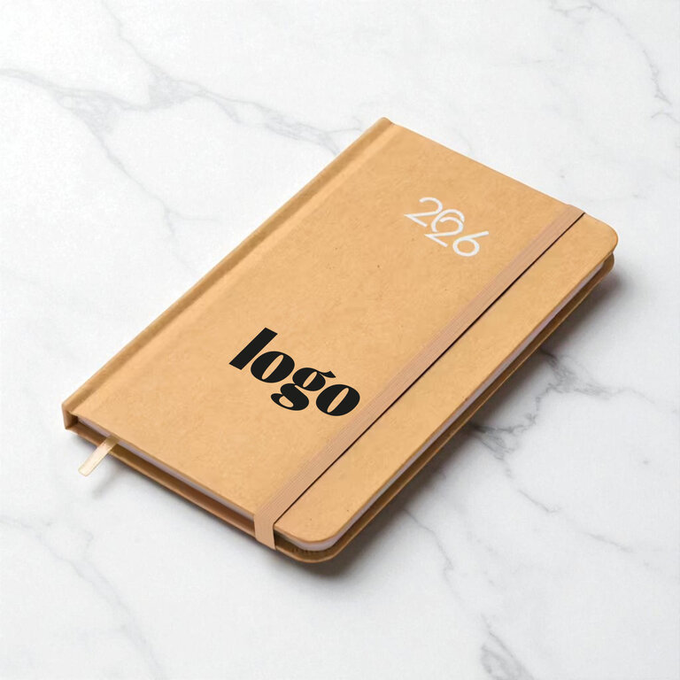 Agenda personnalisable hebdomadaire A6 en carton rigide 64 feuilles - Kitai Mini | pandacola