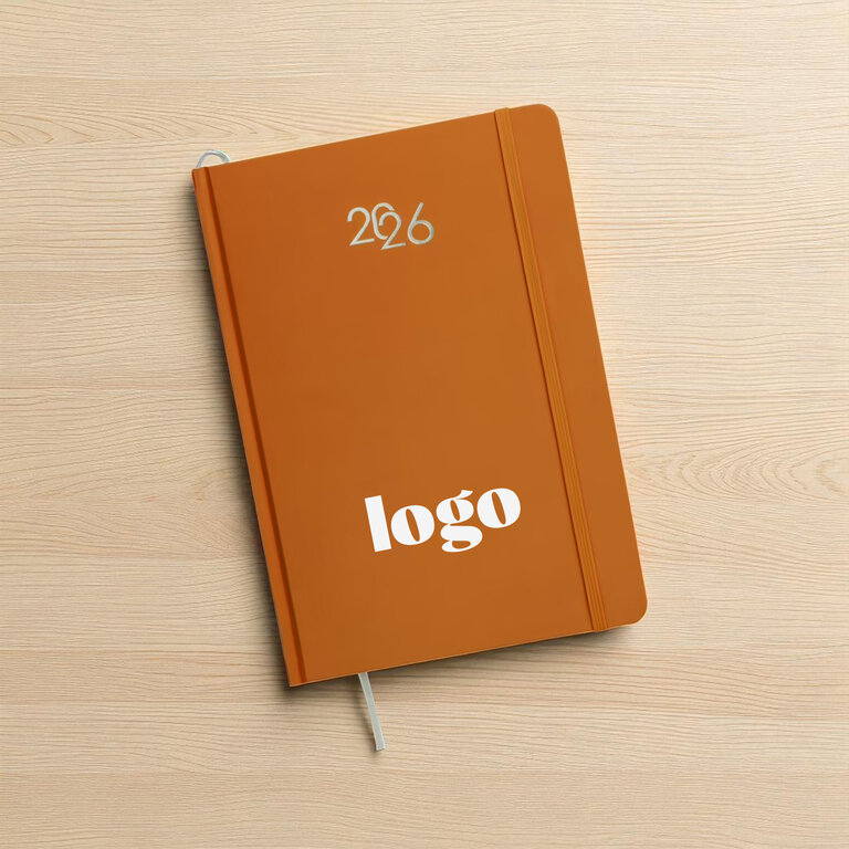 Agenda personnalisé hebdomadaire en carton rigide laminé 64 feuilles - Matur | pandacola