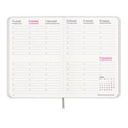 Agenda personnalisé hebdomadaire en carton rigide laminé 64 feuilles - Matur | pandacola - thumb - 2