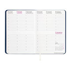 Agenda personnalisé hebdomadaire A5 en PU souple 64 feuilles - Focil | pandacola - thumb - 2