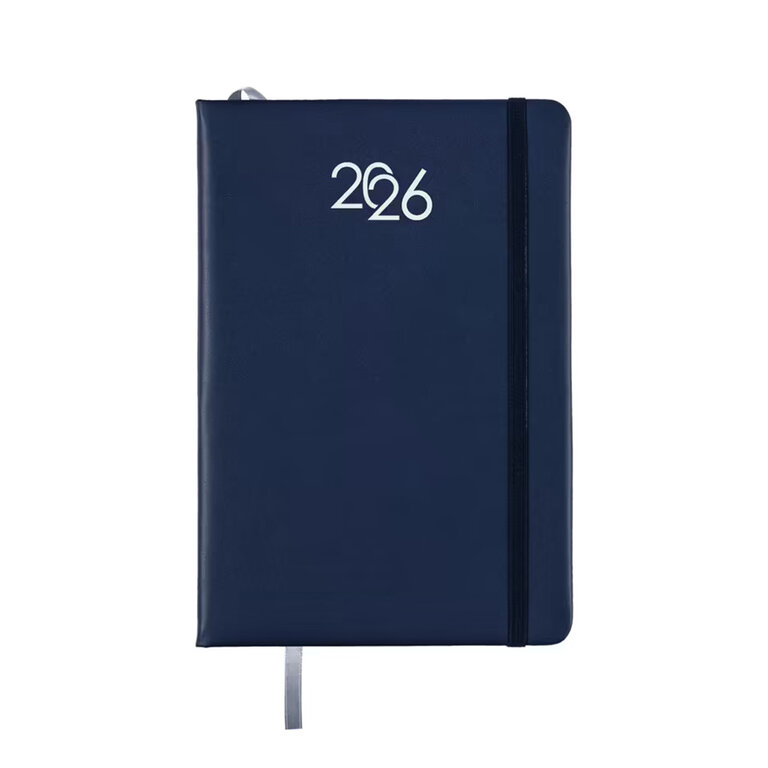 Agenda personnalisé hebdomadaire A5 en PU rigide 64 feuilles - Sagess | pandacolach