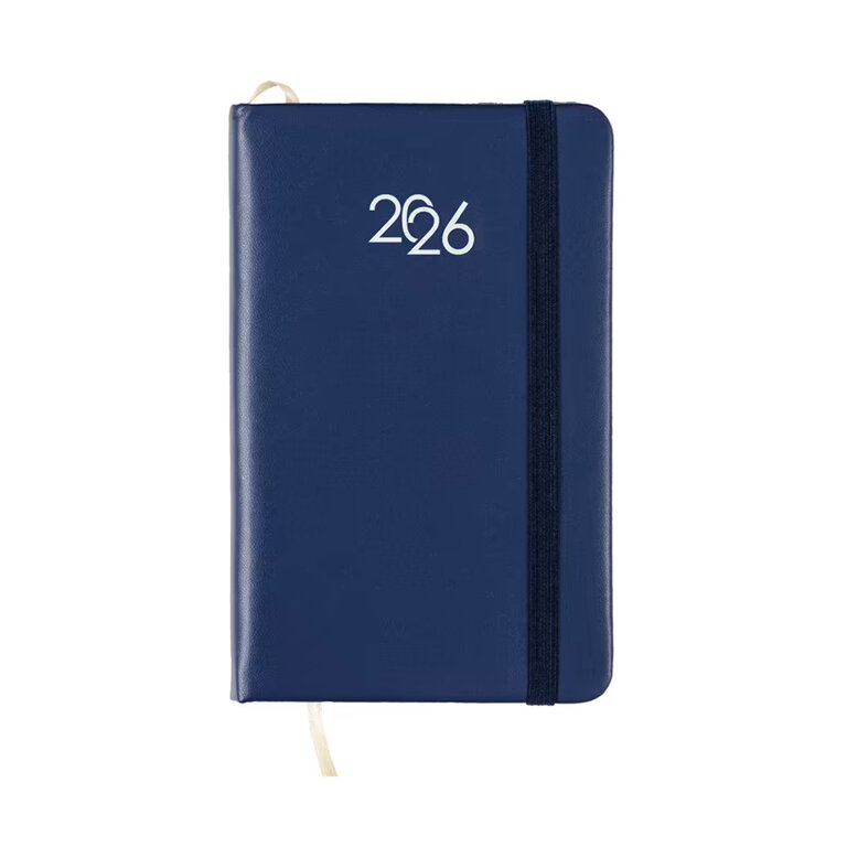 Agenda personnalisé hebdomadaire A6 en PU rigide 64 feuilles - Sagess Mini | pandacolach