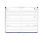 Agenda personnalisé hebdomadaire A6 en PU rigide 64 feuilles - Sagess Mini | pandacola - thumb - 1