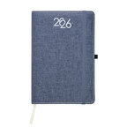 Agenda personnalisable hebdomadaire A5 en rPET rigide 64 feuilles - Doyen | pandacola - thumb