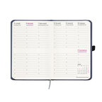 Agenda personnalisable hebdomadaire A5 en rPET rigide 64 feuilles - Doyen | pandacola - thumb - 1