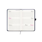 Agenda personnalisable hebdomadaire A6 en rPET rigide 64 feuilles - Doyen Mini | pandacola - thumb - 1