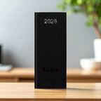 Agenda de caisse long personnalisé  2025/2026 couverture rigide en La Scala - Caisse long | pandacolach - thumb - 2