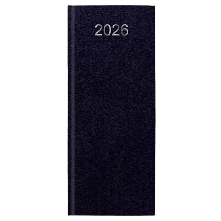 Agenda de caisse long personnalisé  2025/2026 couverture rigide en La Scala - Caisse long | pandacola