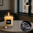 Bougie 180g avec boîte personnalisable et bijou à graver 100% Français - Soleya | pandacola - thumb - 1