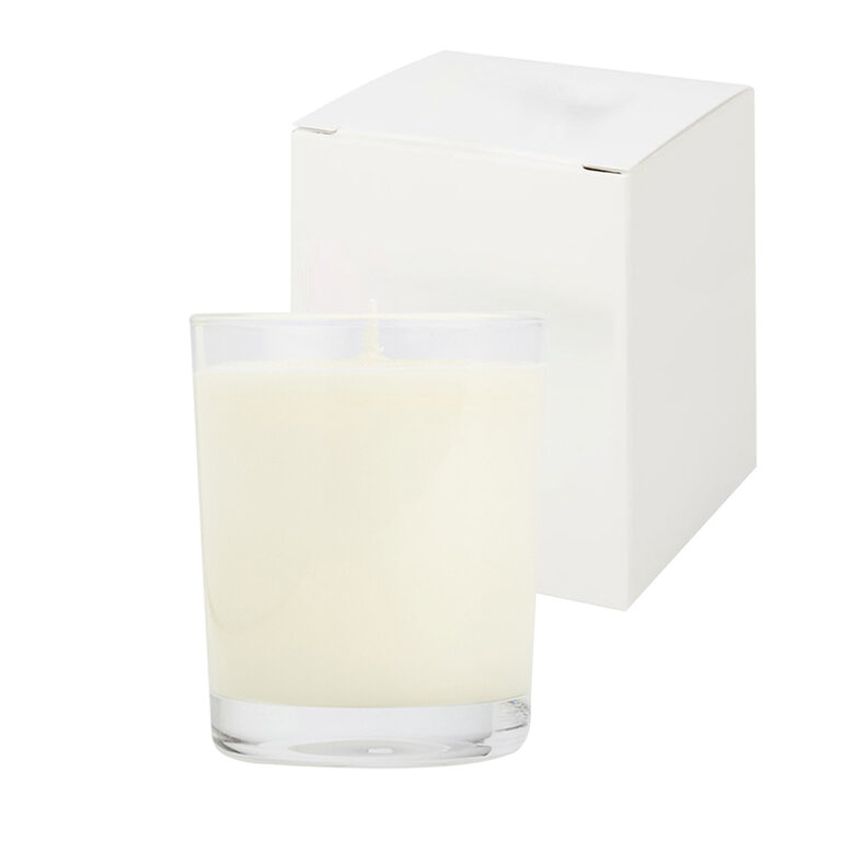 Bougie 180g avec boîte personnalisable et bijou à graver 100% Français - Soleya | pandacola