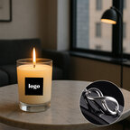 Bougie 180g avec boîte personnalisable et bijou à graver 100% Français - Sinfina | pandacola - thumb - 1