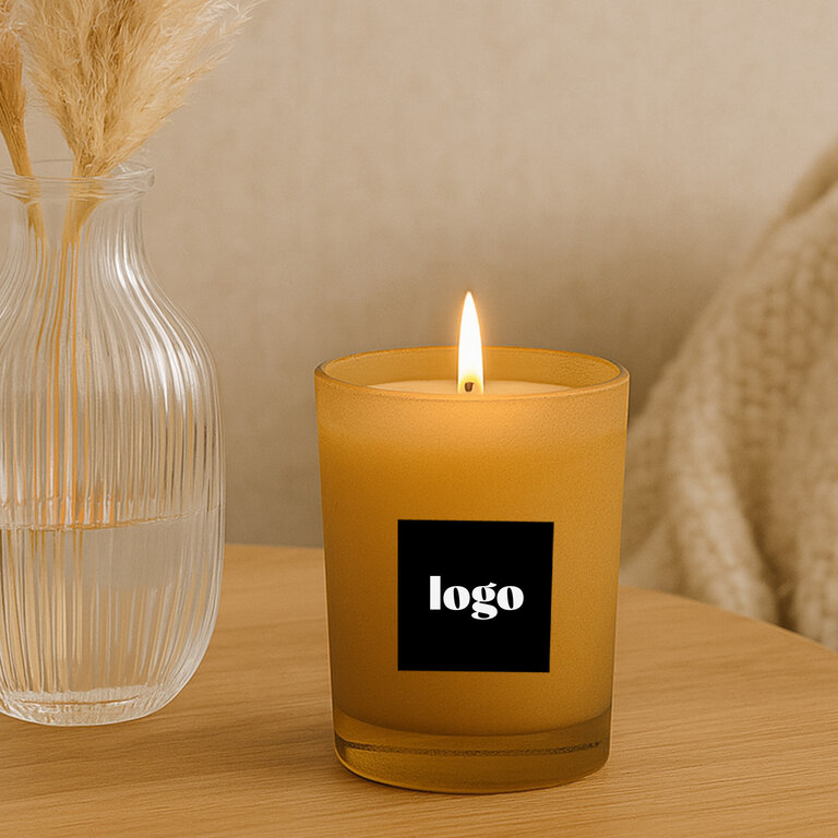 Bougie naturelle personnalisable 100% Française 200g - Nébée | pandacola