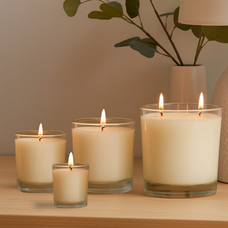 Bougie naturelle avec boîte personnalisable 100% Française - Aura | pandacolach - 2