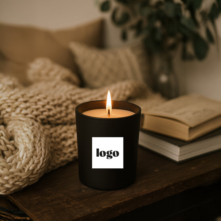 Bougie naturelle personnalisable 100% Française 180g - Nuvée | pandacola