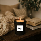 Bougie naturelle personnalisable 100% Française 180g - Nuvée | pandacola - thumb - 1