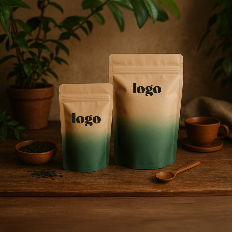 Doypack personnalisé avec des sachets de thé Made in France Le Beau Thé® | pandacola - 3