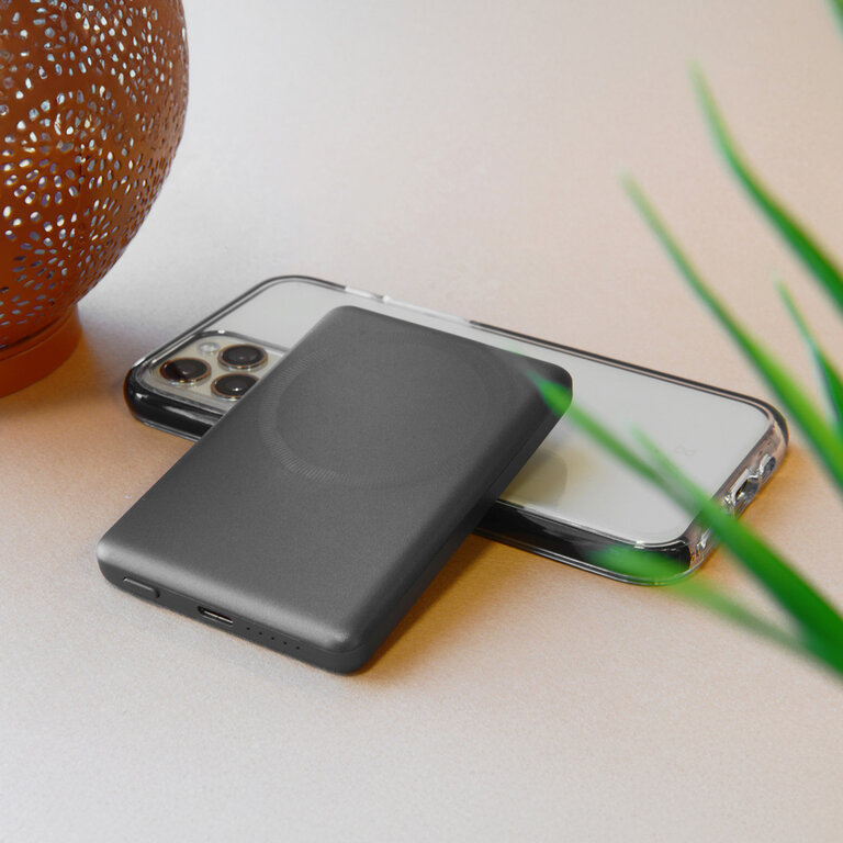 Batterie de secours personnalisable 5000 mAh Magsafe & USB-C 20W - Manti | pandacola