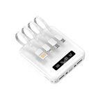 Batterie de secours personnalisable 10 000 mAh avec 4 câbles intégrés – Heiho | pandacolach - thumb