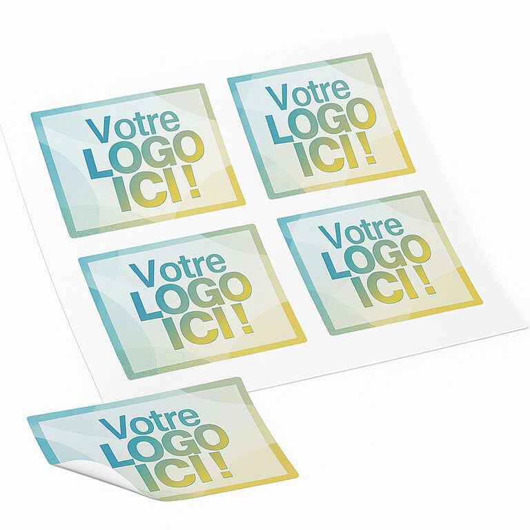 Stickers publicitaires rectangle en planche - Reto | pandacolach - 2