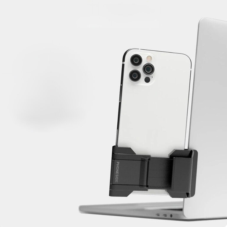 Support de téléphone portable personnalisable pour ordinateur - Phoneside one | pandacolach - 1