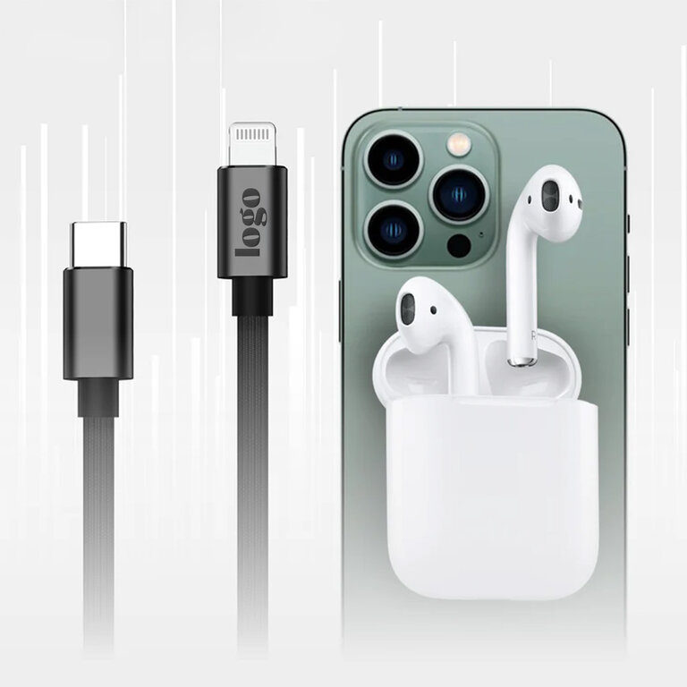 Câble magnétique personnalisable USB-C vers Lightning- Magline | pandacolach
