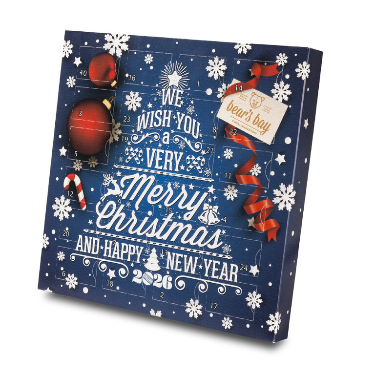 Calendrier de l'avent personnalisé carré Lindt Lindor - Appy square | pandacolach