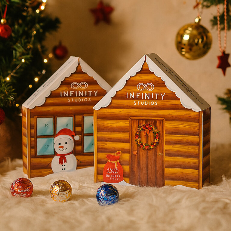 Calendrier de l'avent publicitaire maison Lindt Lindor - Appy house | pandacolach