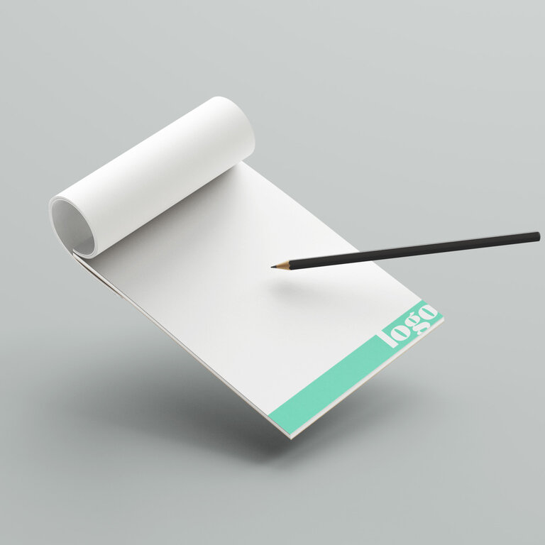 Bloc-notes personnalisable A5 avec 25, 50 ou 100 feuilles - Nomor recyclé | pandacolach
