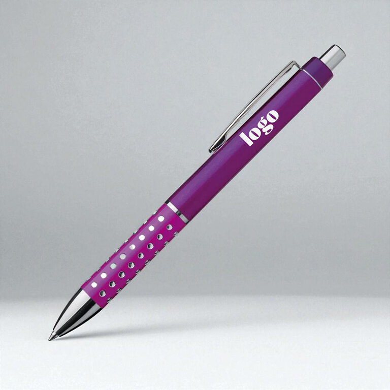 Stylo à bille personnalisé en ABS avec strass - Morelo | pandacolach